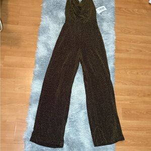 12th Tribe Shimmering Black Jumpsuit